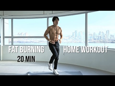 20 Min Fat Burning Home Workout For Beginners (Level 1) 초보자를 위한 20분 지방 연소 홈 트레이닝 (레벨1)