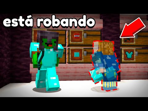 INVESTIGO a un LADRÓN de BASES SECRETAS en MINECRAFT