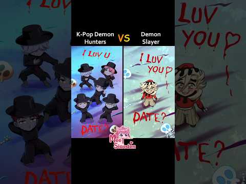 The Demon Has a Crush 💖 Douma VS Saja Boys 悪魔は恋をしている#KpopDemonHunters #DemonSlayer