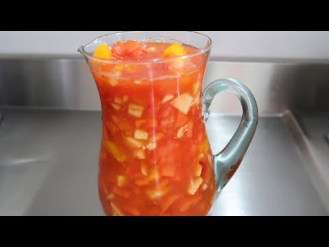 Una receta deliciosa, fácil y refrescante!  Salpicón🍹