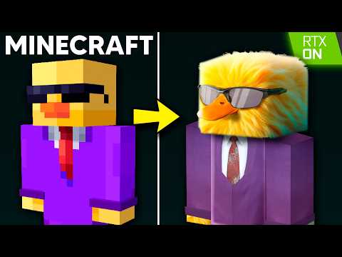 Convertí sus SKINS de MINECRAFT en RTX