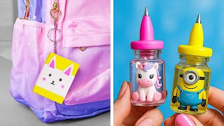 🖍️ ¡CREA TUS PROPIOS ÚTILES ESCOLARES ADORABLES! Manualidades Coloridas Aquí 🌈📚