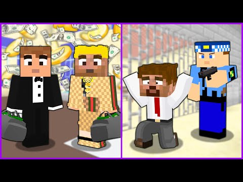 EFEKAN VE OSMAN ZENGİN OLDU, ARDA HAPSE GİRDİ! 😱 - Minecraft ZENGİN FAKİR HAYATI