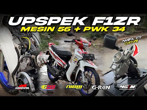 F1ZR MESIN 56 PWK 34 MANIPOL STANDAR | KARBURATOR PWK 34 NIBBI RACING