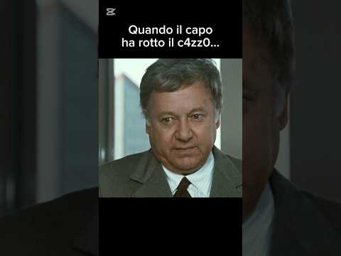 Quando il capo ha rotto il c4zz0... #funnyshorts #funnyvideo #viralvideo #paolovillaggio