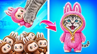 Rette diese winzige Katze!Geheime Hacks für Haustierbesitzer!Wie du dich um deine Haustiere kümmerst
