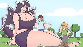 Enderdragon Chan is SO BIG ❤️ | Minecraft Anime