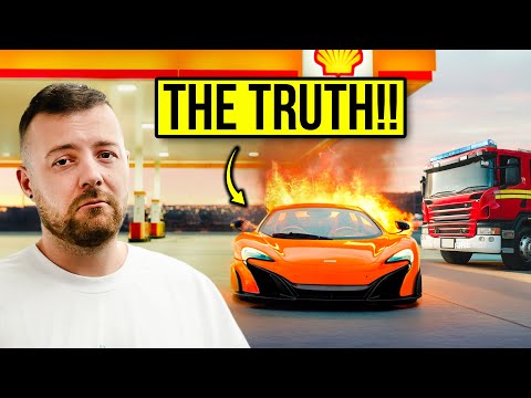 THE REAL REASON MY MCLAREN FROM TEMU SET ON FIRE