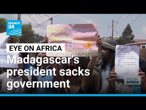 YouTube video thumbnail: Madagascar's President Sacks Government Amid Youth Protests Over Water, Power Cuts