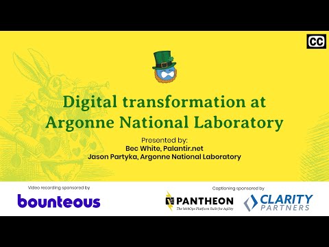 Digital transformation at Argonne National Laboratory