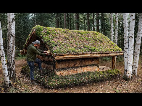 3 ДНЯ ОДИН В ТАЙГЕ! СТРОЮ ГЛУХАРИНУЮ ИЗБУ от А до Я