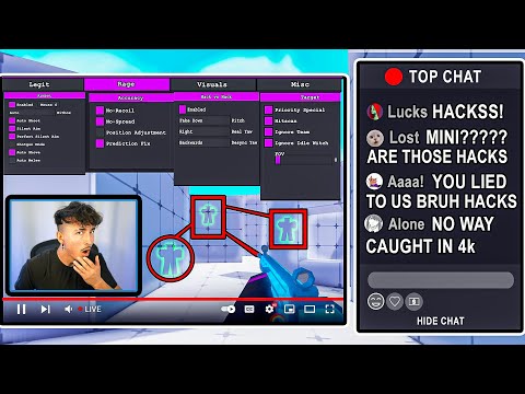 I pretended to USE HACKS ON LIVESTREAM...(Roblox Rivals)