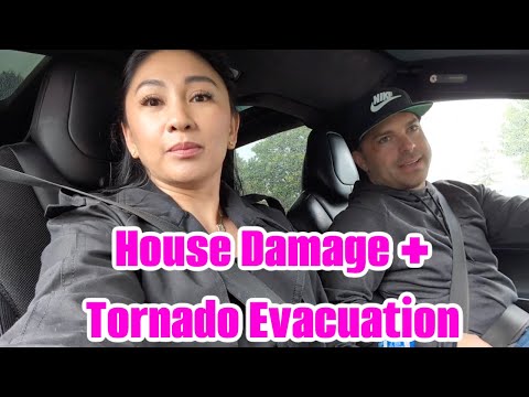 Damage to the House, Evacuating While Camping from Tornado Warning