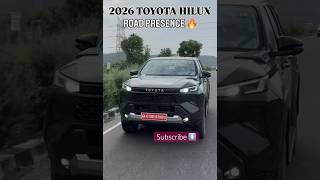 TOYOTA HILUX 2026 | ROAD PRESENCE #toyota #hilux #car #suv #india #doublecabin #toyotampv #mpv #mpvs