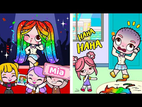 My Sister Is Jealous Of My Rainbow Hair | Avatar World | Pazu Game | Toca Animation