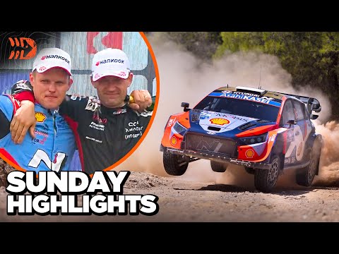 The WARRIOR is BACK 🏆 WRC Acropolis Rally Greece 2025 Sunday Highlights
