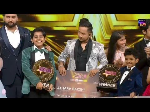 Atharv bakshi And Avirbhav Joint Winner Of Super Star Singer 3