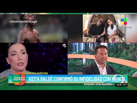 🔴 Exclusivo de #DesayunoAmericano: los supuestos chats de Wanda Nara a Keita Baldé