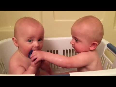 Twin Babies Share A Pacifier 🍼  KYOOT