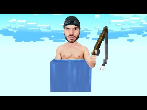 MINECRAFT, MAS EU SÓ TENHO UM BLOCO DE ÁGUA!