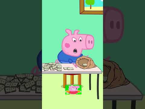 Tentaram pegar a moeda de George, mas isso mandeu muito certo #foryou #peppapig #fatossobregarotos #