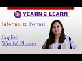 Formal Language and Communication Skills