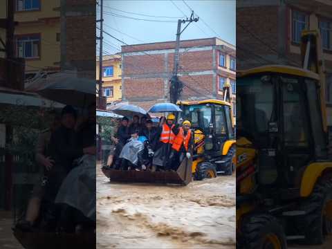 Heavy Flood in Nepal ( Nepal's natural disaster is very sad )