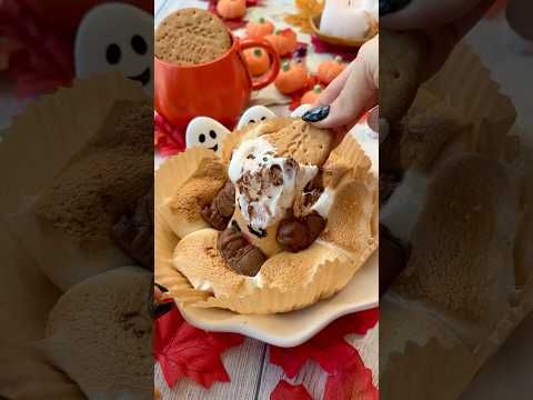 Smores en airfryer solo 5 min 😍#receta #recetasdepostres