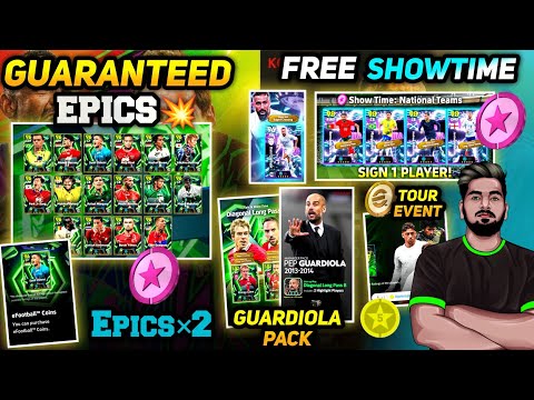 2 Guaranteed Epics & 2 Free Showtime In E-FOOTBALL 26😱| Double Selection Contacts| Guardiola Manager