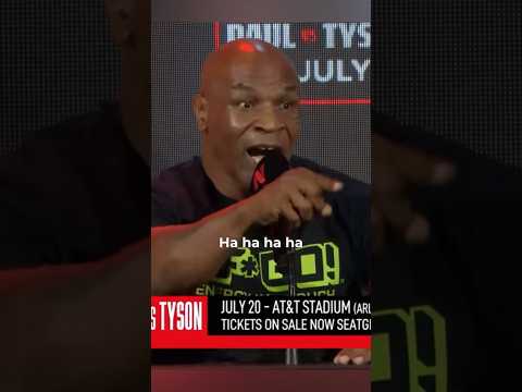 MIKE TYSON FLIPS AFTER REPORTER CALLS HIM A GIMMICK FIGHT | JAKE PAUL