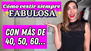 5 TRUCOS para vestir ✨FABULOSA✨ A CUALQUIER EDAD | y SIN TENER QUE COMPRAR MÁS (ad LILYSILK)
