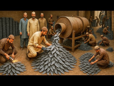 "How High-Carbon Steel Blades Are Made for Powerful Cultivators | Inside Factory Process"