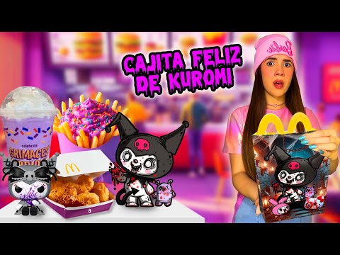 NUNCA abras una CAJITA FELIZ de Kuromi de noche🟣☠️ | Ani Cat😻