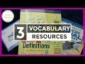Homeschooling Resources and Vocabulary Learning