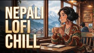 Nepali Lofi Chill | Rainy Evening at Himalayan Java ☕🌧️ | Study, Relax & Sleep Music
