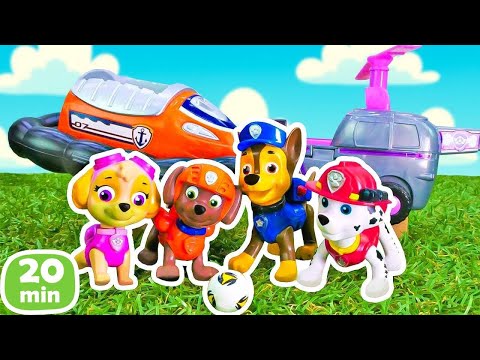🐶🏫 ¡Un Día con la Patrulla Canina en la Guardería Infantil! | Video de Juguetes