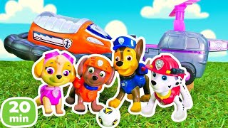 🐶🏫 ¡Un Día con la Patrulla Canina en la Guardería Infantil! | Video de Juguetes