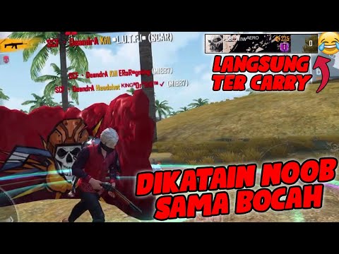GW DI KATAIN BOT DAN NOOB SAMA BOCAH INI ?! AUTO NGAMUK DITINGGAL SOLO VS SQUAD 18 KILL !!