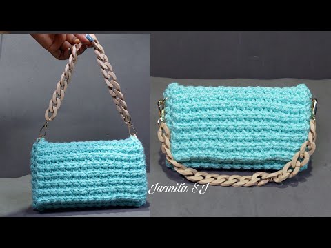Bolso o Cartera tejido a crochet paso a paso / Cómo tejer un Bolso a crochet