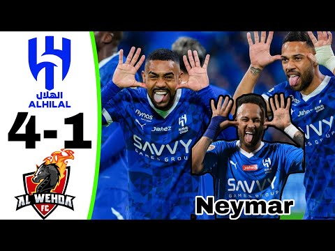 Al Hilal vs Al wehda 4-1 Highlights All Goals