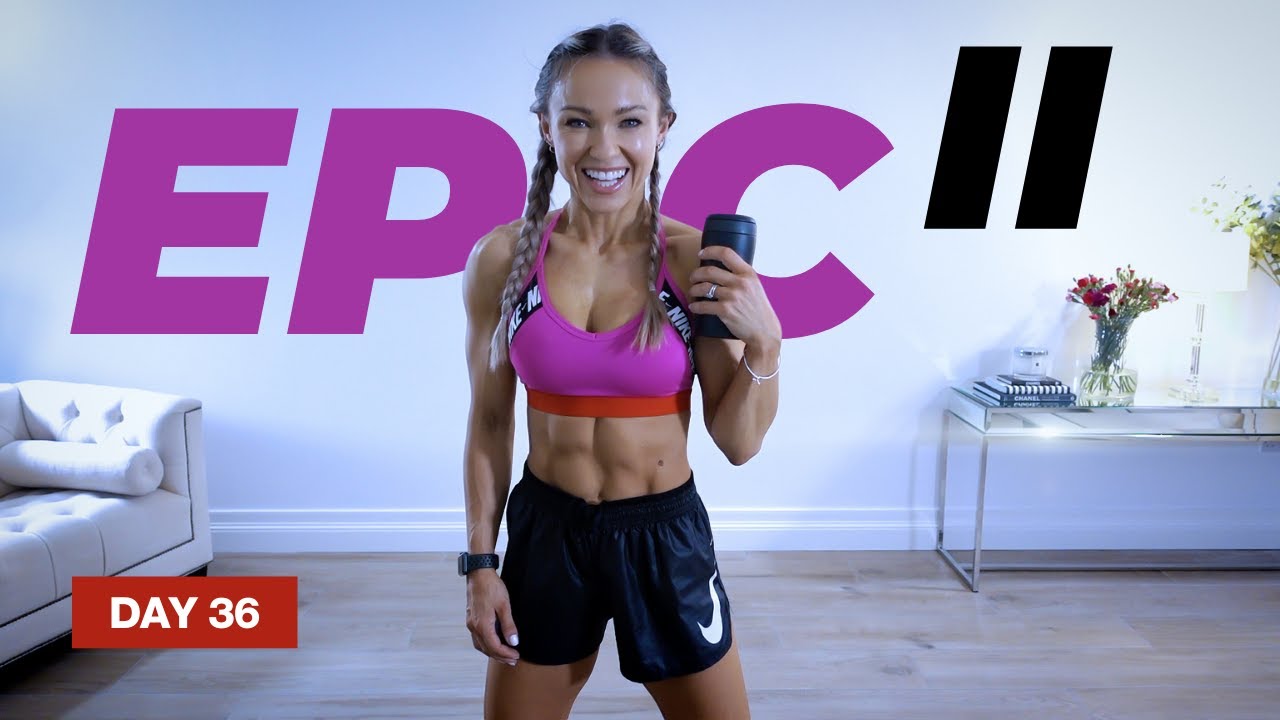 THE DROP HIIT Cardio Full Body Workout - EPIC II - Day 36 - Caroline Girvan