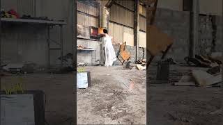 How Bride Escaped Danger All Alone! Houdini Would LOVE IT!