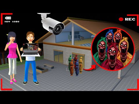 Yuta Mio Panik CCTV Merekam POCONG RAINBOW KETUK PINTU Di Belakang Rumah ๐ฑ| Sakura School Simulator