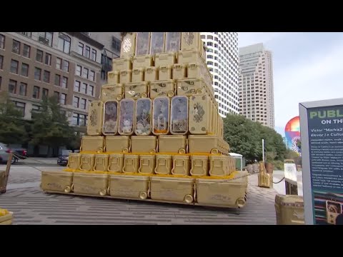 YouTube video thumbnail: An Exhibition Merging Street Art With Indigenous Art