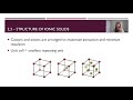 Ionic Solids and Charge Interactions