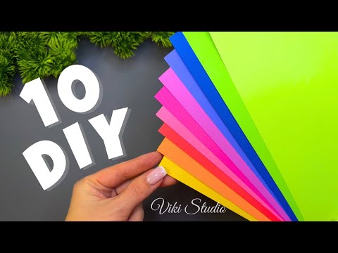 10 IDEAS 💥 How to make EASY Paper Flowers DIY Paper Craft Ideas