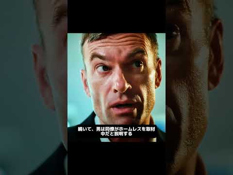ホームレスが思いがけずインタビュアーに変身。 #映画紹介