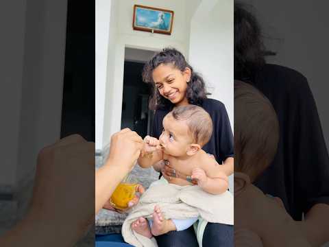 അംബടാ എനിക്ക്‌ തരാതേ ഞാൻ സമ്മതിക്കില്ലാ 😂 #finlandmallu #baby #malyalam #family #viralreels