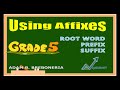 Understanding Affixes and Their Meanings