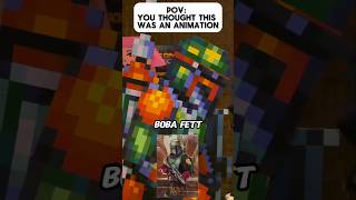 Animated? Boba Fett from Super Star Wars #shorts  #starwars #cosplay #pixelated